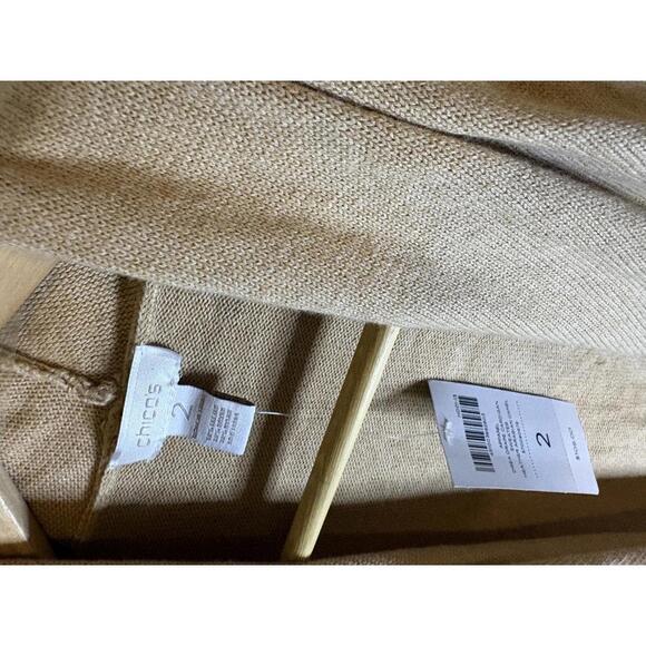 Chicos 2 Drea Cardigan Heather Arabian Camel - Picture 3 of 6